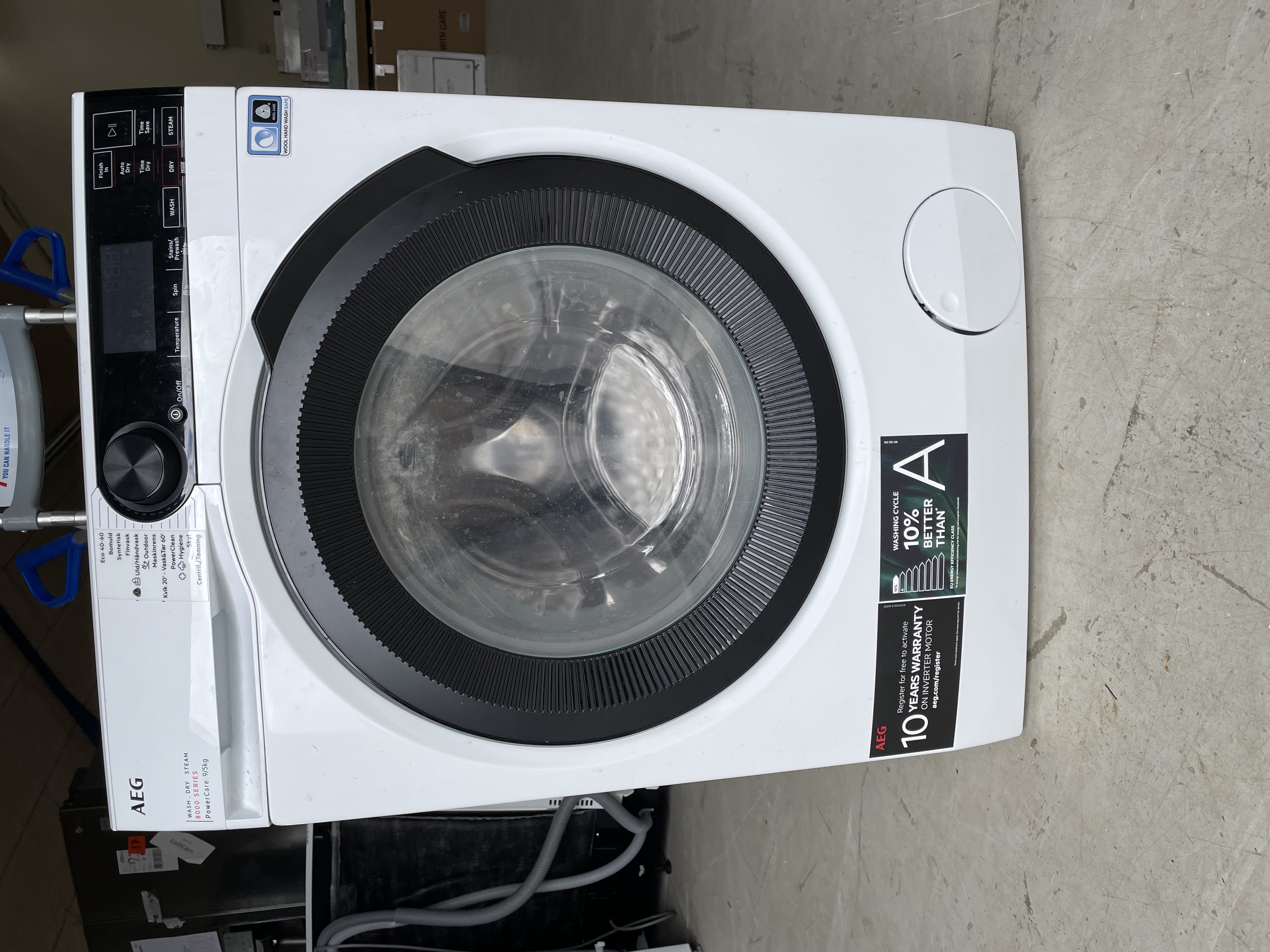 AEG vaske/tørremaskine 9 og 5 kg